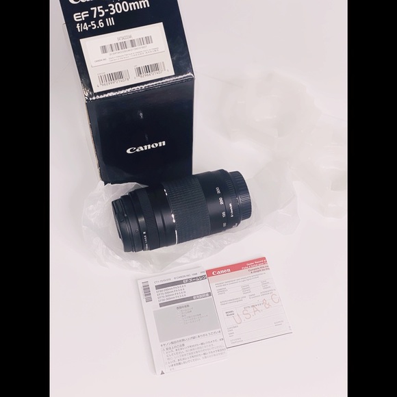BRAND NEW Cannon DSLR Lens 75-300mm III - Picture 16 of 16